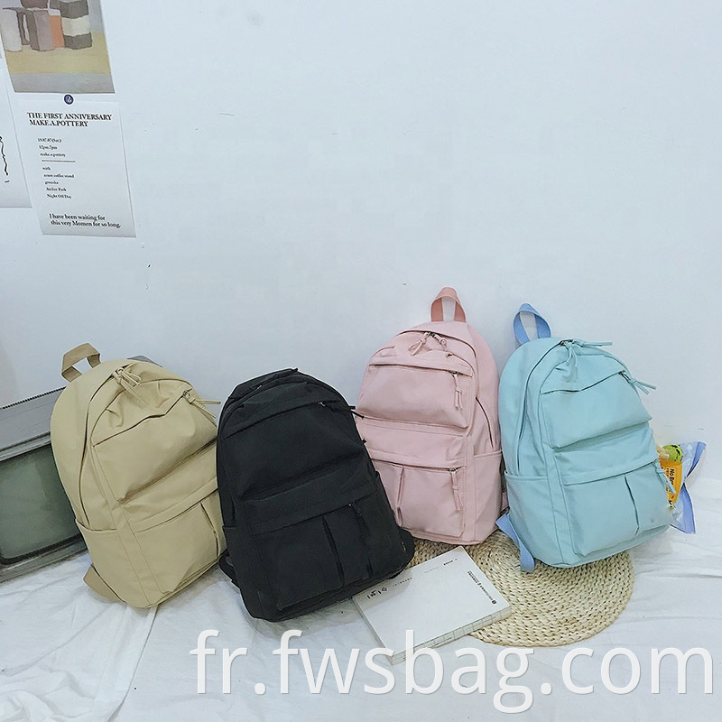 Hot Selling Beautiful Colorful Canvas Shoulder Bag Big Size School Bag Fashion Backpack For Girls6